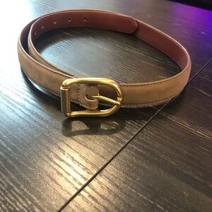 Vintage Coach Suede Belt